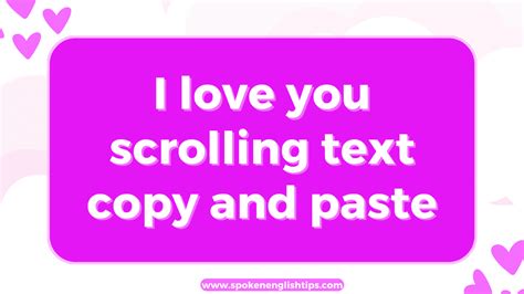 scrolling text copy and paste.